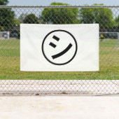 ㋛ Shi Kana Katakana Smiling Emoji/Emoticon Spandoek (Insitu)