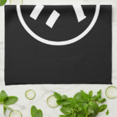 ㋛ Shi Kana Katakana Smiling Emoji/Emoticon Theedoek (Gevouwen)