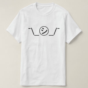 Shi Kana Shrug Emoticon - piobe\_ ㋛_/ Japanse Kaom T-shirt