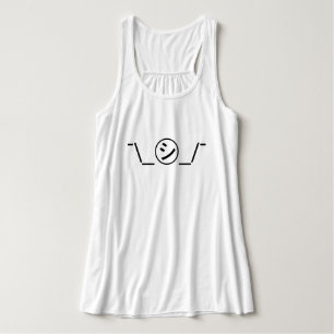 Shi Kana Shrug Emoticon - piobe\_ ㋛_/ Japanse Kaom Tanktop