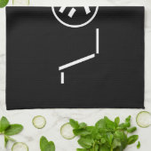 Shi Kana Shrug Emoticon - piobe\_ ㋛_/ Japanse Kaom Theedoek (Gevouwen)