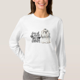 Shi-Tzu - Blijf thuis bij de hond T-shirt