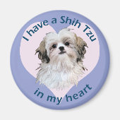 Shi Tzu in mijn hart Magneet (Voorkant)