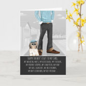 Shi Tzu uit de Dog Vaderdag Kaart (Gele Bloem)