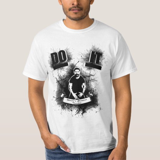 Shia Labeouf "Doe het" #1 T-shirt (Voorkant)