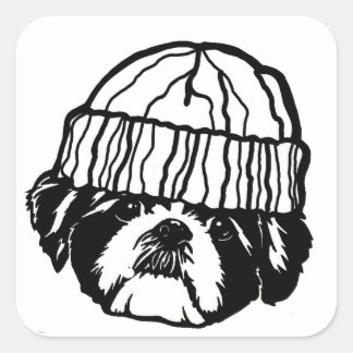 Shia Tzu Goon Vierkante Sticker