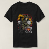 SHIB ARMY Shiba Inu Soldier Crypto T-shirt (Design voorkant)