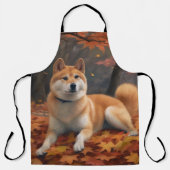 Shib Inu in de herfst laat Herfst inspireren Schort (Voorkant)