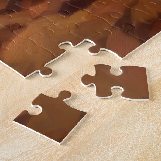 Shib Inu in herfstbladeren val inspireert Legpuzzel (Zijkant)