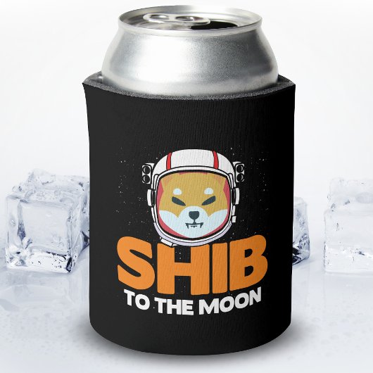 Shib Token Shiba Inu Crypto Meme Coin Moon Dog Blikjeskoeler