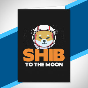 Shib Token Shiba Inu Crypto Meme Coin Moon Dog Kaart