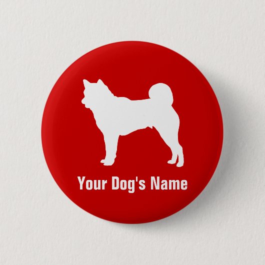Shiba 柴 ronde button 5,7 cm (Voorkant)