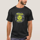Shiba Army Crypto Token Cryptocurrency Wallet Shib T-shirt (Voorkant)