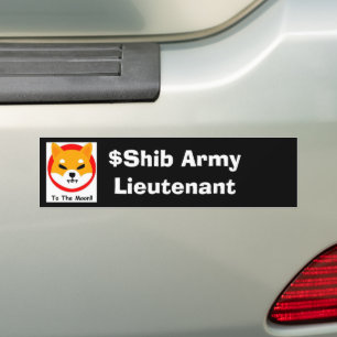 SHIBA ARMY: Luitenant-Bumpersticker Bumpersticker
