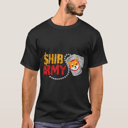 SHIBA ARMY Shiba Inu Crypto Coin Dog Label Shiba I T-shirt (Voorkant)