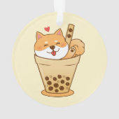Shiba Boba Ornament (achterkant)