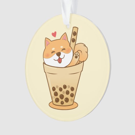 Shiba Boba Ornament (voorkant)