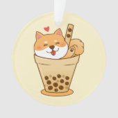 Shiba Boba Ornament (voorkant)