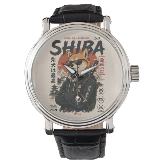 SHIBA DE BESCHERMER HORLOGE (Voorkant)