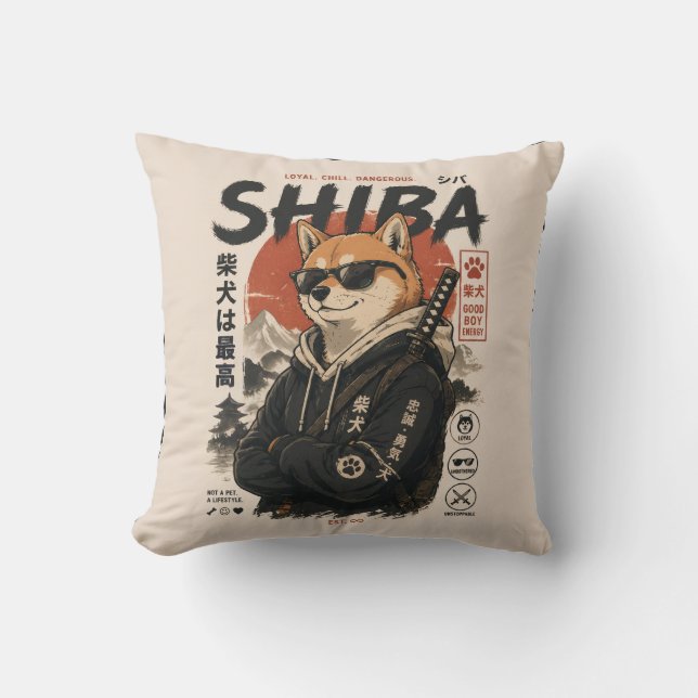 SHIBA DE BESCHERMER KUSSEN (Voorkant)