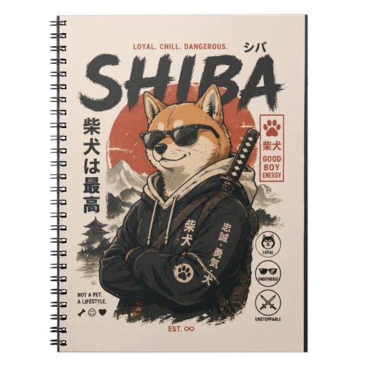 SHIBA DE BESCHERMER NOTITIEBOEK (Voorkant)