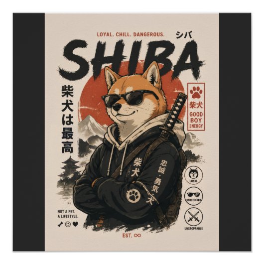 SHIBA DE BESCHERMER PERFECT POSTER (Voorkant)