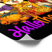 Shiba Dog Christmas Thanksgiving Happy Halloween  Poster (Hoek)