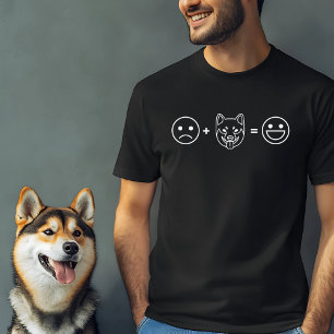 Shiba Dog = geluksvergelijking T-shirt
