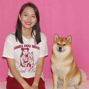 Shiba Dog Mom Social Club Hondenliefhebber Vrouw G T-shirt