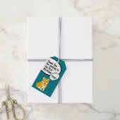 Shiba Dog Year 2018 Birthday Dank je Label Cadeaulabel (Met Touw)