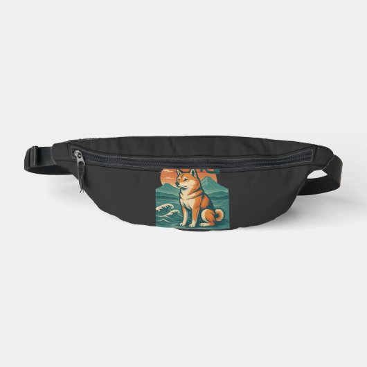 Shiba Dromen bij Schemering Heuptasje (Voorkant)