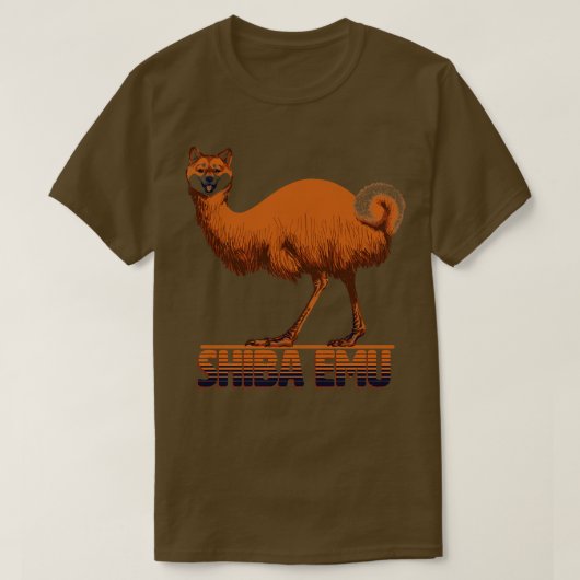 Shiba Emu T-shirt (Design voorkant)