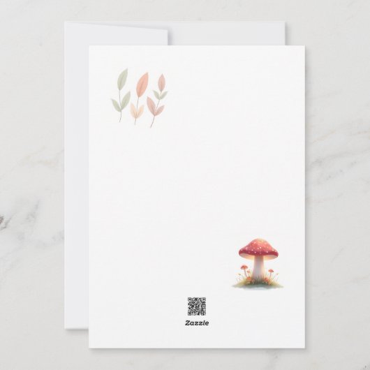 Shiba feeënavontuur feestdagenkaart (Achterkant)