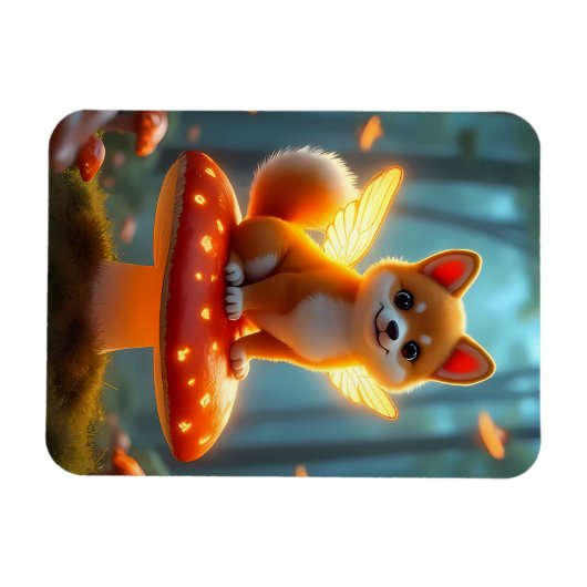 Shiba feeënavontuur magneet (Horizontaal)