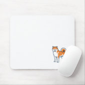 Shiba Inu ー Standing Muismat (Met muis)