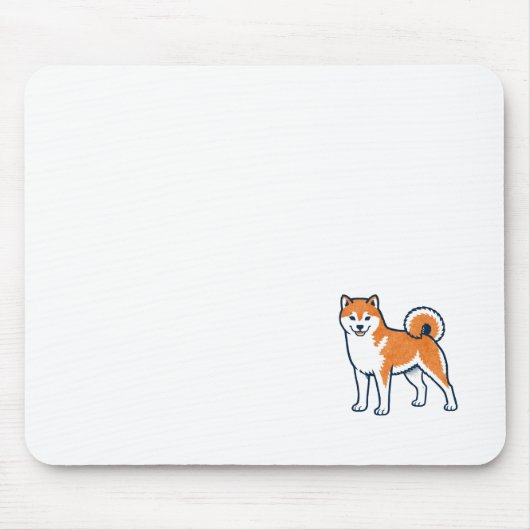 Shiba Inu ー Standing Muismat (Voorkant)