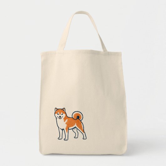Shiba Inu ー Standing Tote Bag (Voorkant)