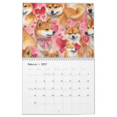 Shiba Inu 2027 Kalender (Feb 2027)