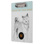 Shiba Inu 3 Chinese Dog Year Monogram Cb Klembord (Links)