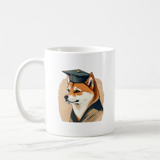 Shiba Inu afgestudeerd Koffiemok (Links)