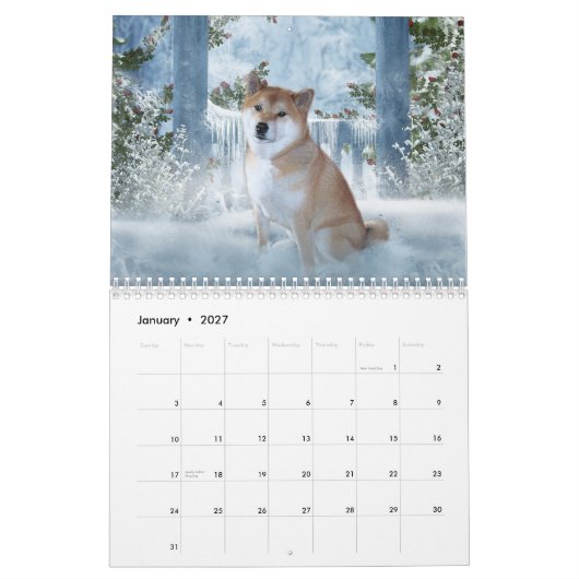Shiba Inu-agenda Kalender (Jan 2027)