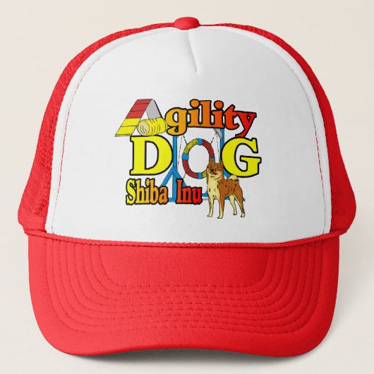 Shiba Inu Agility Trucker Pet (Voorkant)