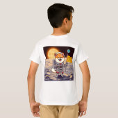 Shiba Inu Astronaut Bitcoin T-shirt (Achterkant volledig)