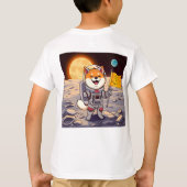 Shiba Inu Astronaut Bitcoin T-shirt (Achterkant)
