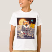 Shiba Inu Astronaut Bitcoin T-shirt (Voorkant)