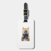 Shiba Inu Bagagelabel (Voorkant verticaal)
