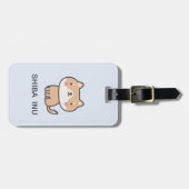 Shiba Inu Bagagelabel (Voorkant horizontaal)