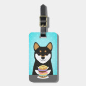 Shiba Inu Bagagelabels (Voorkant verticaal)