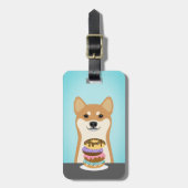 Shiba Inu Bagagelabels (Voorkant verticaal)