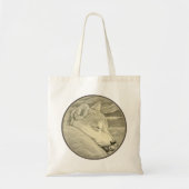 Shiba Inu Bags Shiba Inu Dog Shoping Canvas tassen (Voorkant)